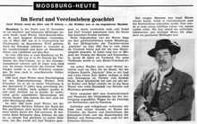 Nachruf Sepp Winter in der Moosburger Zeitung