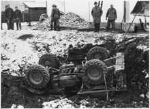 S�d Chemie, verungl�ckter Unimog, 27. Dezember 1966