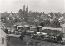 S�d Chemie Werk Moosburg in den sp�ten 1950er Jahren